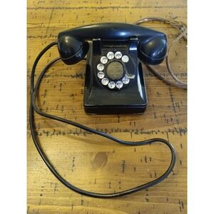 Vintage Black Bakelite Western Electric Rotory Phone